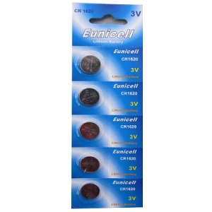 50 x Eunicell CR1620 3V Lithium Batteries