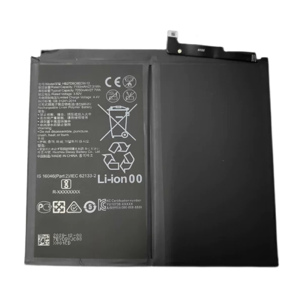Huawei MatePad 5G HB27D8C8ECW Replacement Battery