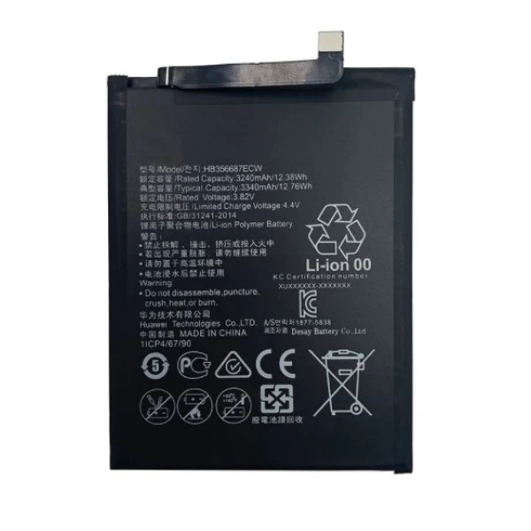 Huawei Nova 2 Plus HB356687ECW Replacement Battery