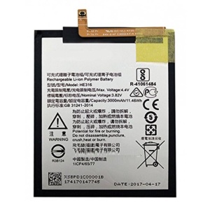 Nokia 6 Replacement Battery HE316