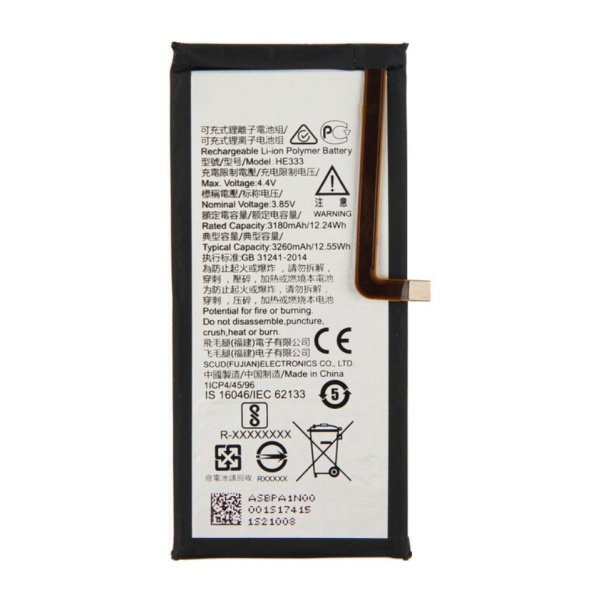 Nokia 8 Sirocco / Sirocco Global Dual Sim Replacement Battery HE333
