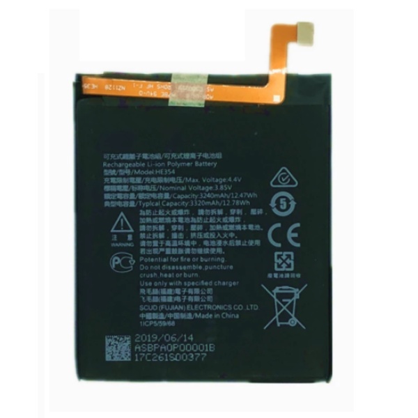 Nokia 9 Pureview Replacement Battery HE354