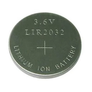 LIR2032 Rechargeable 3.6V Li-Ion Battery (Single)