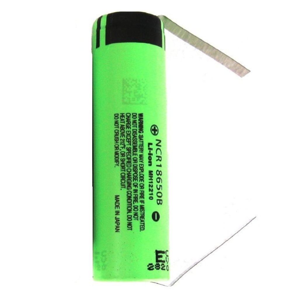 Panasonic NCR18650B 3400mAh 3.7V LiIon Battery (Flat Top) With Tabs