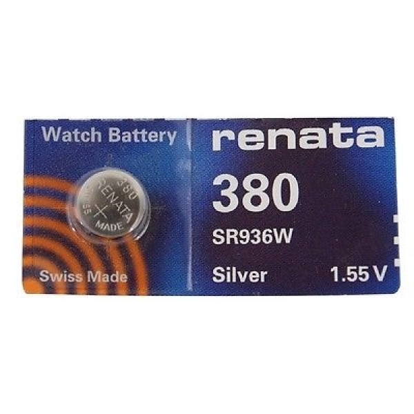 1 x Renata SR936 / 380 / SR936W 1.55V Silver Oxide Battery